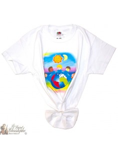 T-Shirt enfant - Monde blanc