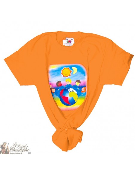 Camiseta para niños - Mundo naranja
