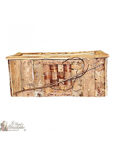 Coprivaso rettangolare in legno