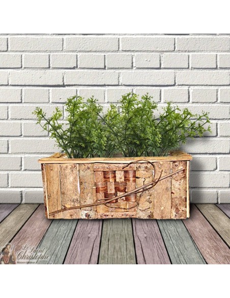 Cubierta de madera rectangular de la olla