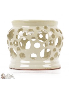 White clay photophore oil burner