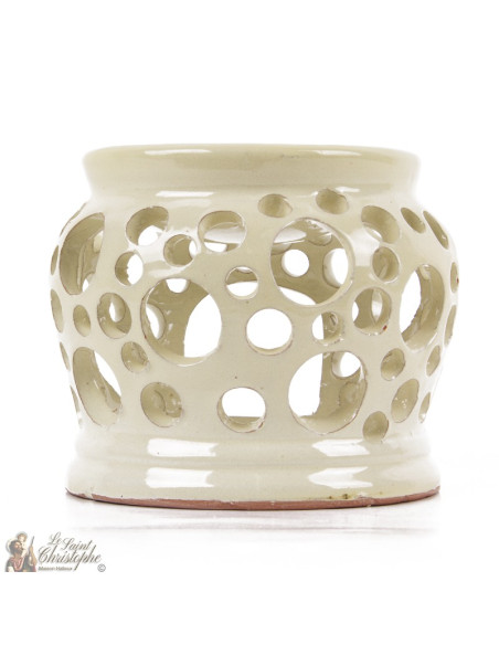 White clay photophore oil burner
