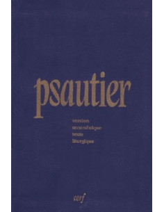 Salterio tascabile blu ciniglia