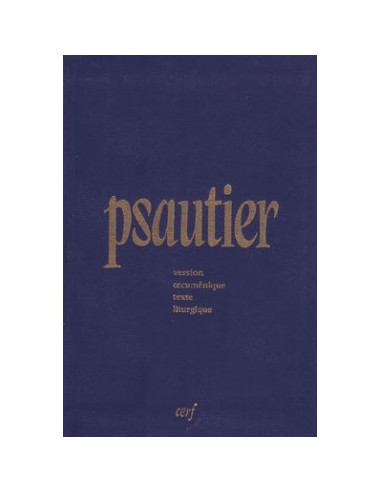 Psautier de poche vynil bleu