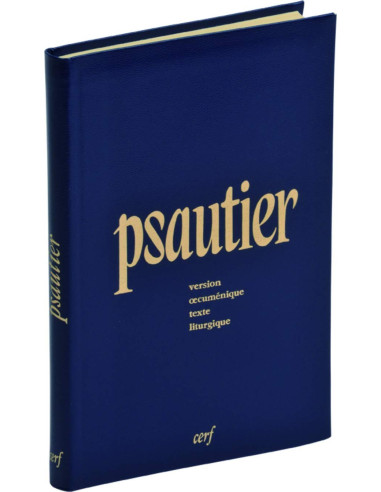 Psautier de poche vynil bleu