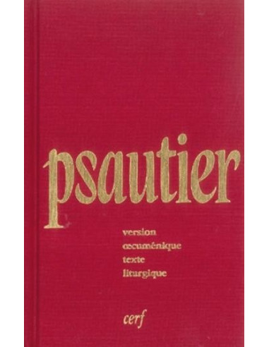 Psautier de poche toile rouge