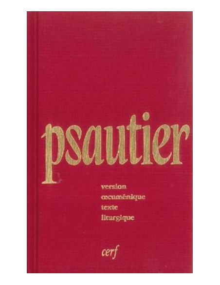 Taschenroter Leinwandpsalter