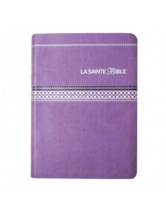 The Holy Bible - Segond 1910 - Purple imitation leather