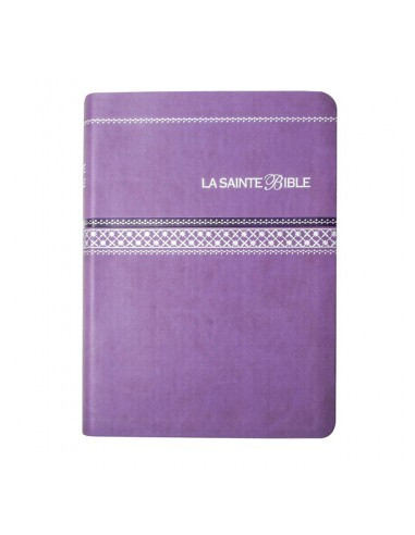 La Sacra Bibbia - Segond 1910 - similpelle viola