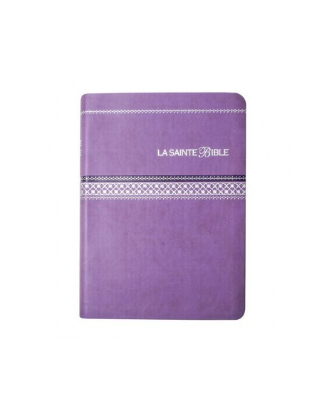 La Sacra Bibbia - Segond 1910 - similpelle viola