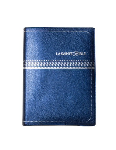 La Sainte Bible - Segond 1910 - Simili cuir marine