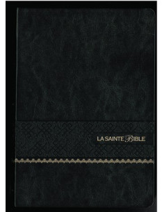 De Heilige Bijbel Louis Segond 1910 Grote letters zonder tabs - Hemelse zwarte goud