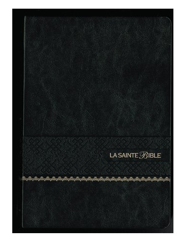 De Heilige Bijbel Louis Segond 1910 Grote letters zonder tabs - Hemelse zwarte goud