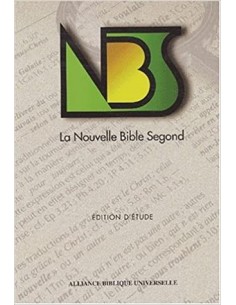 La Nouvelle Bible Segond édition d'étude - Bordeaux doré et étui