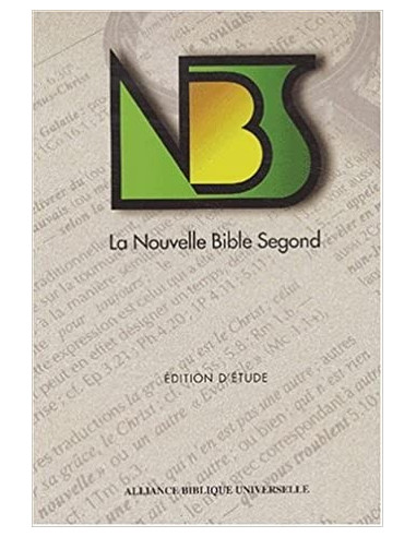 La Nouvelle Bible Segond édition d'étude - Bordeaux doré et étui
