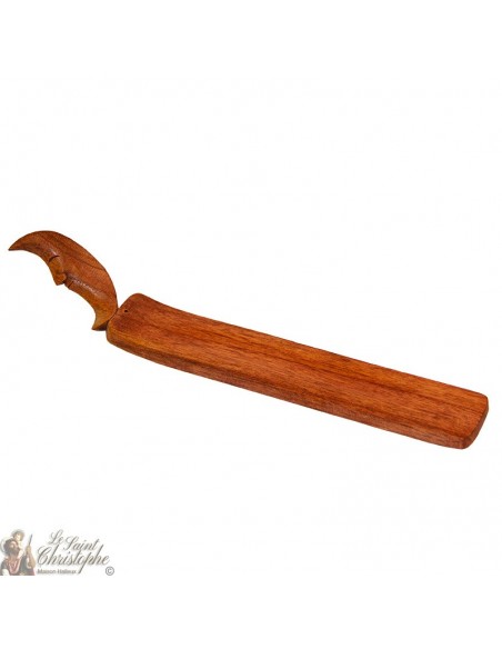 Wooden incense holder - moon