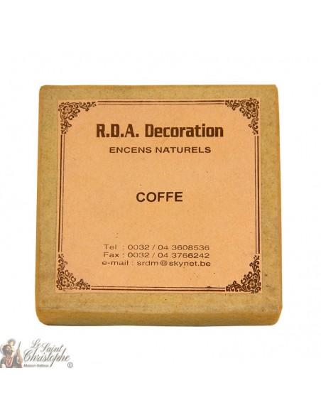 Spirale d'incenso naturale per il caffè