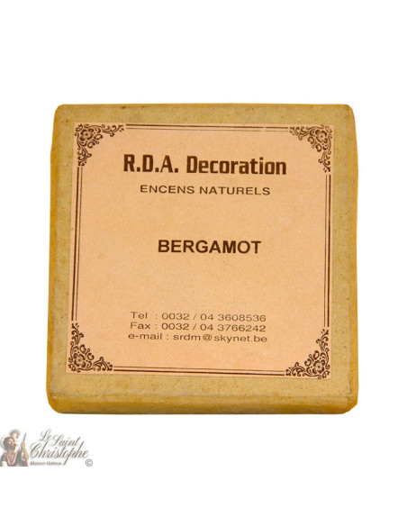 Natuurlijke wierook bergamotspiraal