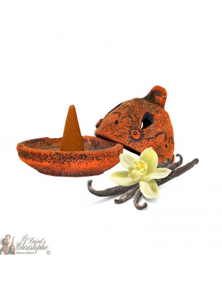 Brûle-encens artisanal - vanille