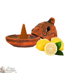 Artisanal incense burner - lemon