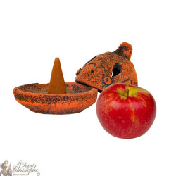 Artisanal incense burner - Apple