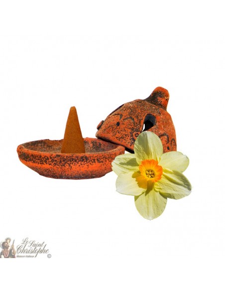 Artisanal incense burner - Narcissus