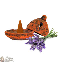Quemador de incienso artesanal - Lavanda