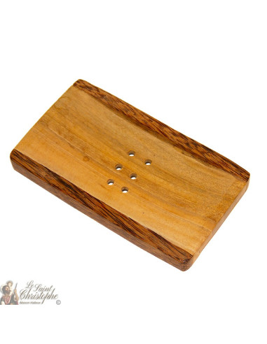 Support pour savon - rectangle plaqué