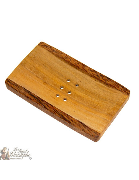 Support pour savon - rectangle plaqué