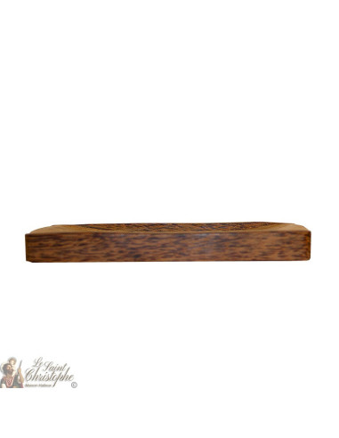 Support pour savon - rectangle plaqué