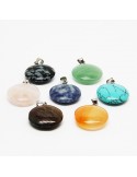 Necklace with 7 health stones, chakras - round