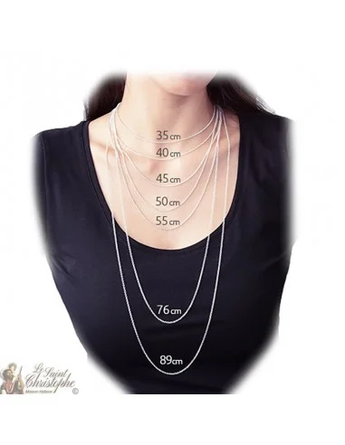 Ketting met kruis Tau in olijfhout