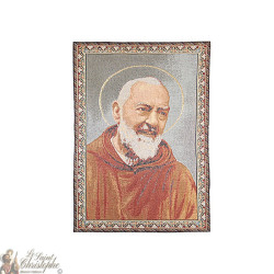 Tapisserie de Padre Pio - 50 x 70 cm