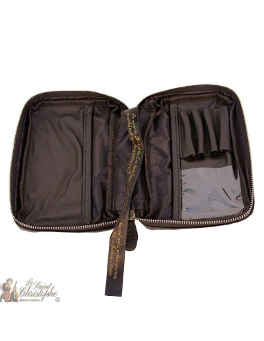 Etui en cuir pour bible avec anse