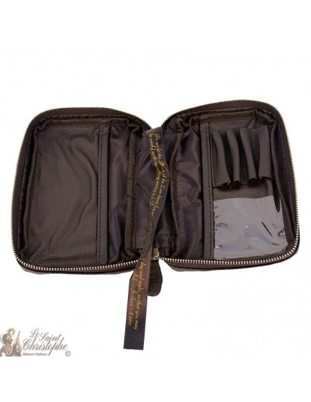 Bibeltasche aus Leder mit Griff