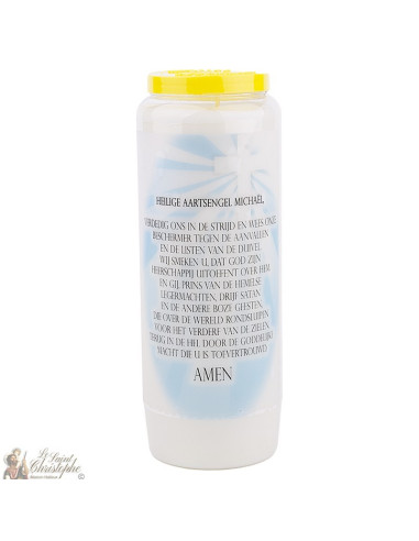 Sage novena candle with sage in Saint Michael - 3 - box 20 pieces