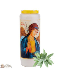 Sage Novena Candle in Saint Raphael - 1