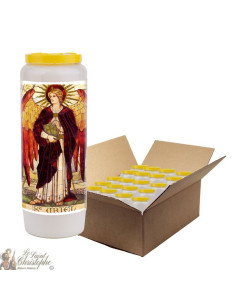 Candela Novena Saint Uriel - scatola 20 pezzi