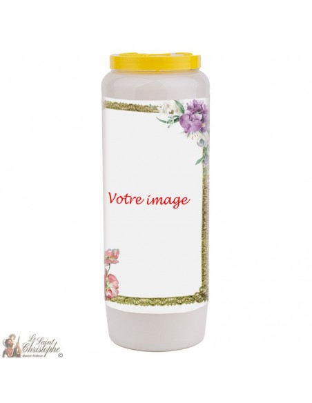 Novena candle for the deceased - customizable - 20 pieces
