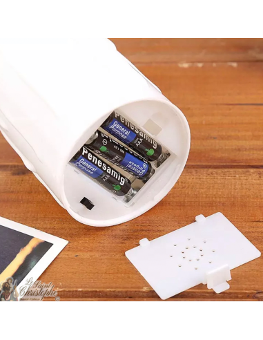 Vela de leds con llama parpadeante - sagrado corazón de Jesús