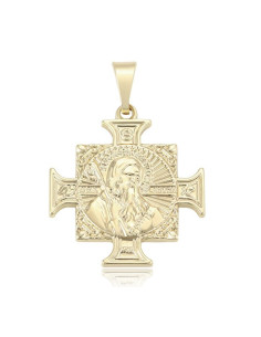 Saint Benedict's Cross pendant - gold plated 18 K