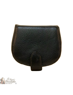 Brieftasche aus schwarzem Leder