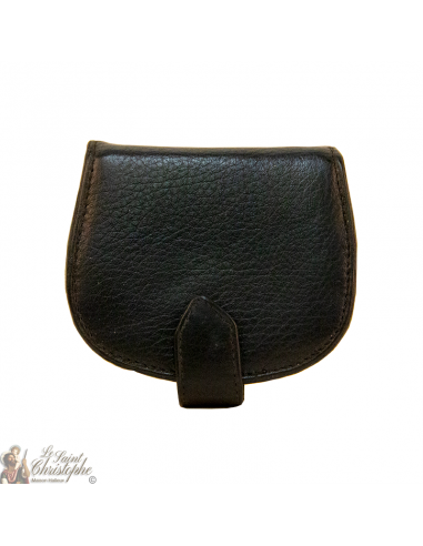 Black leather wallet