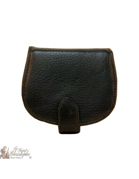 Black leather wallet