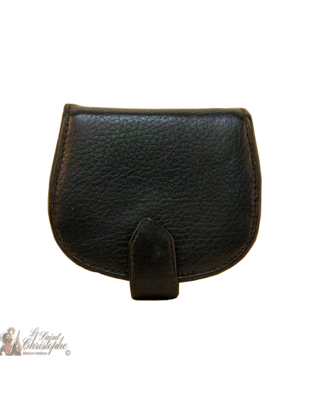 Brieftasche aus schwarzem Leder