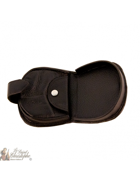 Black leather wallet