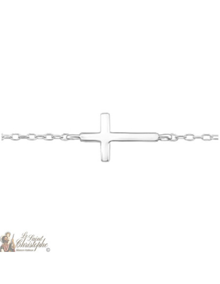 Echt Zilver 925 Kruis Armband