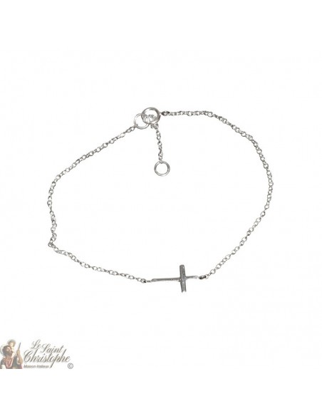Bracciale Croce in Argento 925