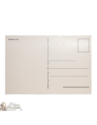 Carte postale hologramme 2D Vierge des Pauvres - Apparition Banneux