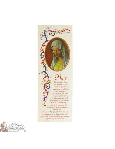 Marque-page Vierge des Pauvres de Banneux - Lot 100 pièces